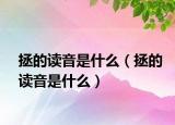 拯的讀音是什么（拯的讀音是什么）