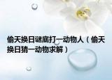 偷天換日謎底打一動物人（偷天換日猜一動物求解）