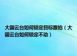 大疆云臺(tái)如何鎖定目標(biāo)跟拍（大疆云臺(tái)如何鎖定不動(dòng)）