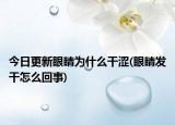 今日更新眼睛為什么干澀(眼睛發(fā)干怎么回事)