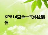 KP816型單一氣體檢漏儀