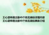 王心凌申請注冊45個(gè)姓名商標(biāo)詳細(xì)內(nèi)容 王心凌申請注冊45個(gè)姓名商標(biāo)具體介紹