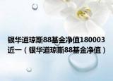 銀華道瓊斯88基金凈值180003近一（銀華道瓊斯88基金凈值）