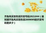齊魯風(fēng)采雙色球開(kāi)獎(jiǎng)號(hào)碼2021044（誰(shuí)知道齊魯風(fēng)采雙色球2009095的開(kāi)獎(jiǎng)號(hào)碼是多少）
