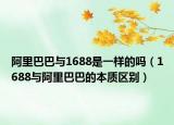 阿里巴巴與1688是一樣的嗎（1688與阿里巴巴的本質(zhì)區(qū)別）