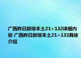 廣西昨日新增本土21+132詳細內(nèi)容 廣西昨日新增本土21+132具體介紹