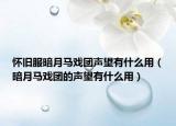 懷舊服暗月馬戲團(tuán)聲望有什么用（暗月馬戲團(tuán)的聲望有什么用）