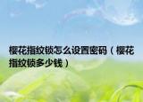 櫻花指紋鎖怎么設(shè)置密碼（櫻花指紋鎖多少錢）
