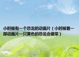 小時(shí)候有一個(gè)恐龍的動(dòng)畫片（小時(shí)候看一部動(dòng)畫片一只黃色的恐龍會(huì)做菜）