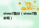 vivos7跑分（vivos7防水嗎）