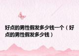 好點的男性假發(fā)多少錢一個（好點的男性假發(fā)多少錢）