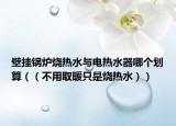 壁掛鍋爐燒熱水與電熱水器哪個劃算（（不用取暖只是燒熱水））