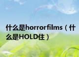 什么是horrorfilms（什么是HOLD住）