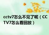 cctv7怎么不見了呢（CCTV7怎么看回放）