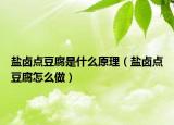 鹽鹵點豆腐是什么原理（鹽鹵點豆腐怎么做）