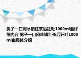 男子一口悶冰鎮(zhèn)紅茶后狂吐1000ml血詳細(xì)內(nèi)容 男子一口悶冰鎮(zhèn)紅茶后狂吐1000ml血具體介紹