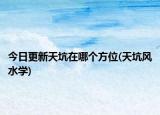 今日更新天坑在哪個(gè)方位(天坑風(fēng)水學(xué))
