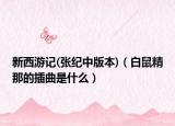 新西游記(張紀(jì)中版本)（白鼠精那的插曲是什么）