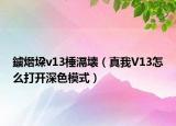 鐪熸垜v13棰滆壊（真我V13怎么打開深色模式）
