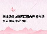 麻辣燙爆火韓國詳細內(nèi)容 麻辣燙爆火韓國具體介紹