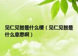 見仁見智是什么梗（見仁見智是什么意思啊）
