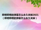 嗶哩嗶哩的彈幕怎么永久關(guān)掉2021（嗶哩嗶哩的彈幕怎么永久關(guān)掉）