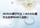 nh3h2o屬于什么（nh3.h2o是什么化學(xué)NH4CL名稱）