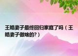 王皓妻子最終回歸家庭了嗎（王皓妻子做啥的?）