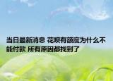 當(dāng)日最新消息 花唄有額度為什么不能付款 所有原因都找到了