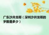 廣東沙井龍哥（深圳沙井龍哥的歲數(shù)是多少）