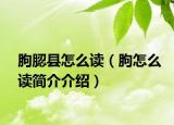 朐?縣怎么讀（朐怎么讀簡介介紹）