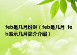 feb是幾月份啊（feb是幾月  feb表示幾月簡介介紹）