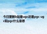 今日更新b站是ugc還是pgc ugc和pgc什么意思
