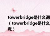 towerbridge是什么詞（towerbridge是什么意）