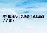 水刑犯法嗎（水刑是什么刑法簡介介紹）