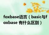 foxbase語言（basic與foxbase 有什么區(qū)別）