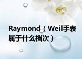 Raymond（Weil手表屬于什么檔次）