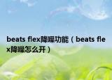 beats flex降噪功能（beats flex降噪怎么開(kāi)）