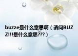 buzze是什么意思?。ㄕ?qǐng)問(wèn)BUZZ!!!是什么意思???）