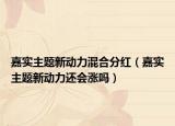 嘉實(shí)主題新動(dòng)力混合分紅（嘉實(shí)主題新動(dòng)力還會(huì)漲嗎）