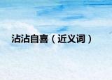 沾沾自喜（近義詞）