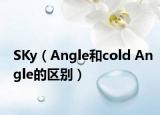 SKy（Angle和cold Angle的區(qū)別）
