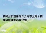 精神分析理論簡介介紹怎么寫（精神分析理論簡介介紹）