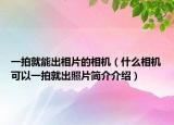 一拍就能出相片的相機(jī)（什么相機(jī)可以一拍就出照片簡(jiǎn)介介紹）