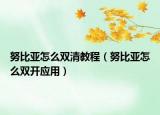 努比亞怎么雙清教程（努比亞怎么雙開應(yīng)用）