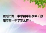 濮陽市第一中學(xué)初中升學(xué)率（濮陽市第一中學(xué)怎么樣）