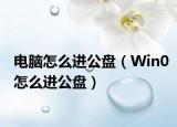 電腦怎么進公盤（Win0怎么進公盤）