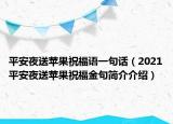 平安夜送蘋果祝福語一句話（2021平安夜送蘋果祝福金句簡介介紹）