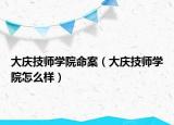 大慶技師學(xué)院命案（大慶技師學(xué)院怎么樣）