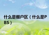 什么是棚戶區(qū)（什么是PBS）